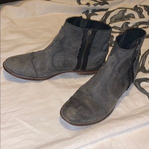 Black Free People Ankle Booties! Sz-38